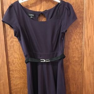 A.Byer dark purple dress